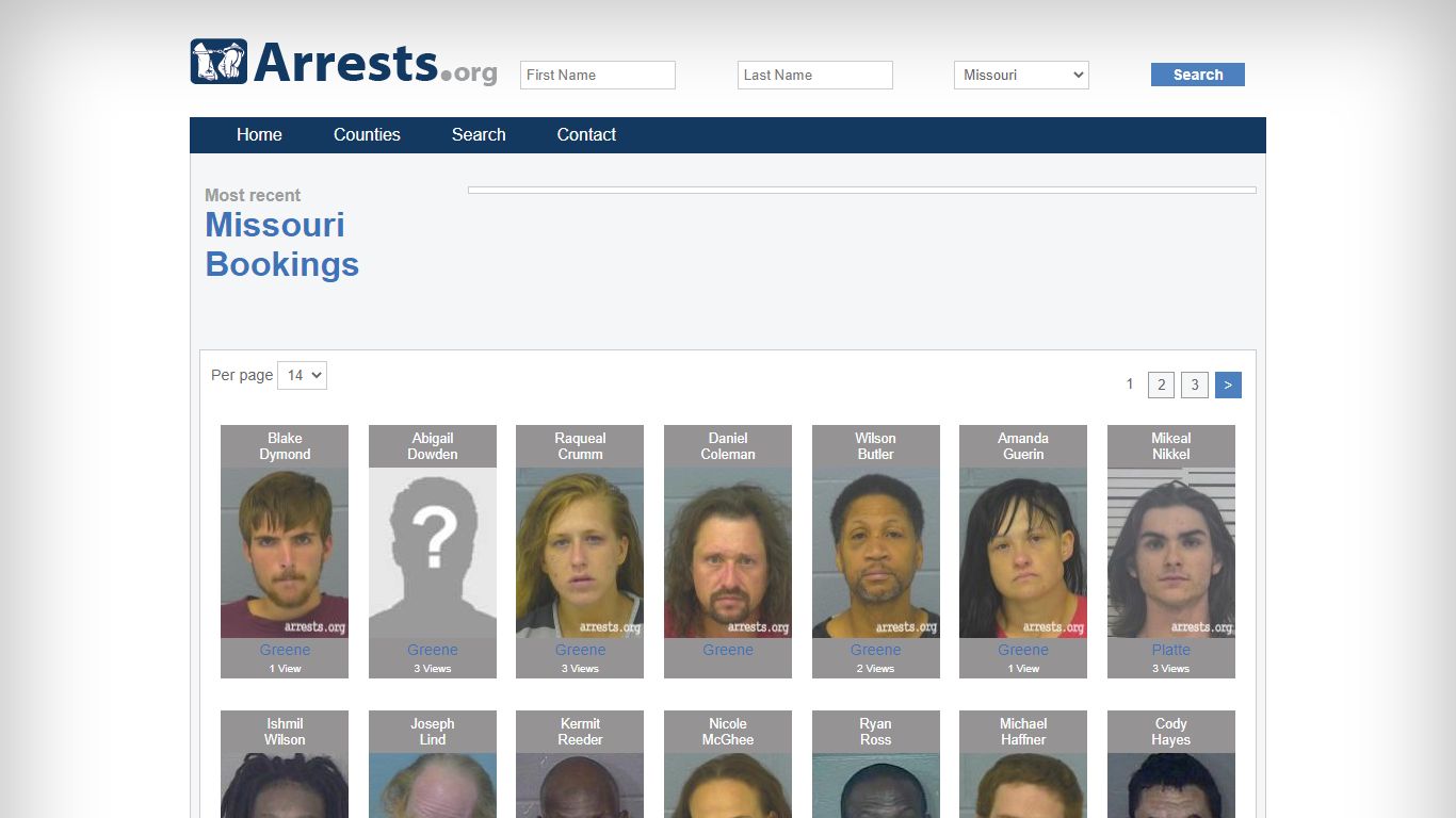 Missouri Arrests and Inmate Search